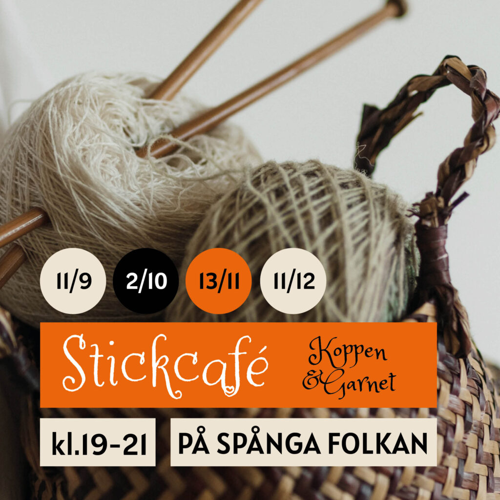 Stickcafé under hösten n2023