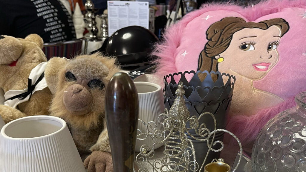Gosedjur och disneykudde